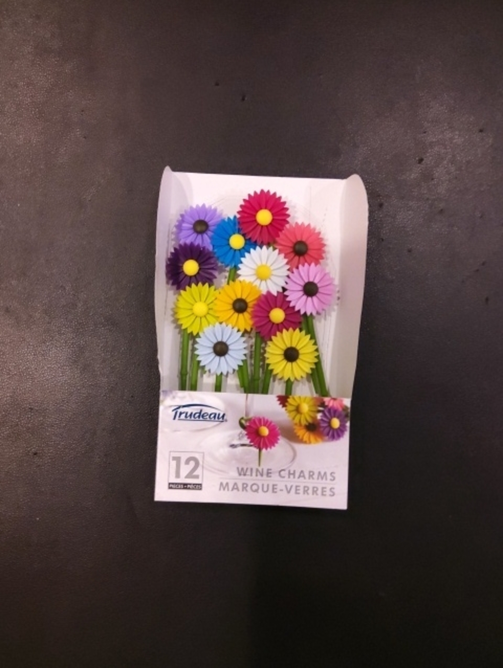 π₯NEWπ₯Multicolor Daisy Wine Charms-12 Floral Markers